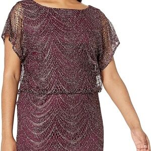 Beautiful formal burgundy dress.  Worn once.